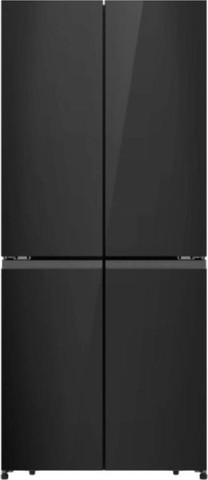 מקרר 4 דלתות 483 ליטר Hisense RQ58BG זכוכית שחורה