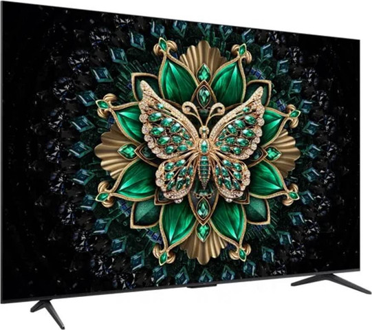 טלוויזיה חכמה 75" TCL QLED Mini LED טי.סי.אל 75C6K