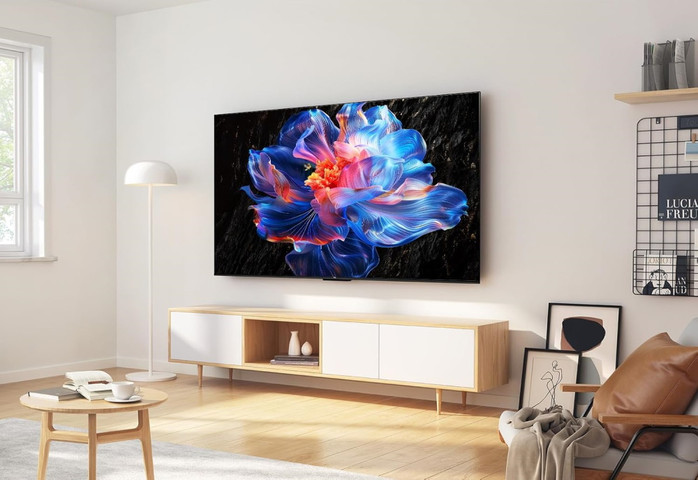 טלוויזיה חכמה 55" TCL Direct LED 4K טי.סי.אל 55V6C
