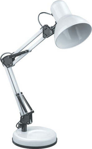 מנורת שולחן מעוצבת מתכווננת Omega אומגה Flamingo לבן