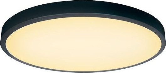 גוף תאורה עגול צמוד תקרה כולל שלט FSL אף אס אל ELEGANT שחור
