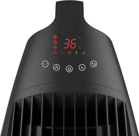 מאוורר מגדל כולל צג דיגיטלי ושלט Norther נורטר Super Speed Serie שחור