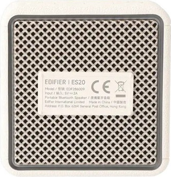 רמקול נייד בלוטות' צבע שנהב אדיפייר Edifier ES20 Ivory Portable Bluetooth Speaker 6W RMS
