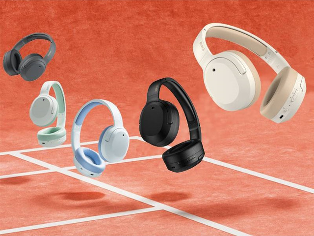 אוזניות קשת אלחוטיות Edifier Over-Ear אדיפייר W820NB Plus אפור