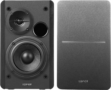 זוג רמקולים Edifier R1280T 42W RMS Dual RCA - עיצוב Retro Look - צבע שחור