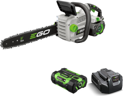 מסור שרשרת "18 (46 ס"מ) 56V Brushless-מהירות שרשרת 20 מטר/שניה + סוללה 2.5Ah ומטען