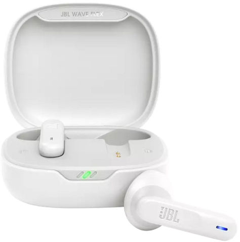 אוזניות TWS אלחוטיות JBL ג'יי בי אל Wave Flex לבן