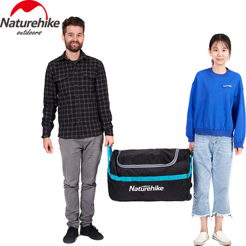 תיק נסיעות גדול מתקפל עם גלגלים 110 ליטר Travelling Suitcase NATUREHIKE