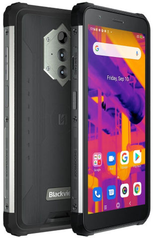 טלפון שטח סלולרי 5.7" - מצלמת הדמייה תרמית Blackview בלאק-ויוו BV6600 Pro 64GB/4GB RAM - שחור