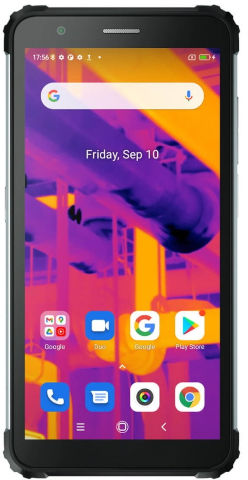 טלפון שטח סלולרי 5.7" - מצלמת הדמייה תרמית Blackview בלאק-ויוו BV6600 Pro 64GB/4GB RAM - שחור