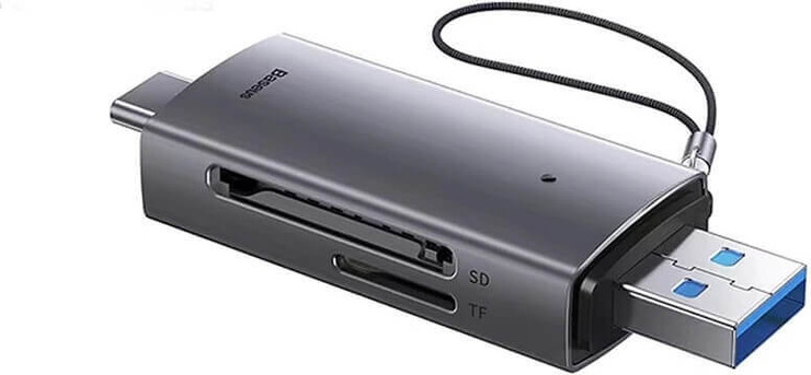 קורא כרטיסים מהיר TYPE C / USB3.0 - מיקרו SD ו- SD