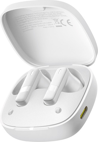 אוזניות In-Ear אלחוטיות Baseus בזאוס Bowie E20 לבן