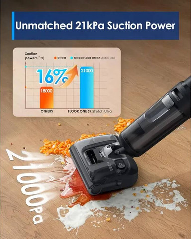שואב שוטף אלחוטי Tineco טינקו Floor ONE S7 Stretch