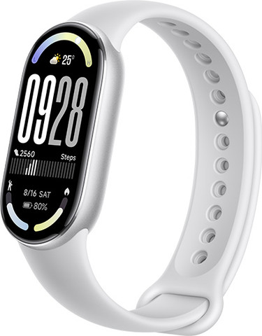 צמיד כושר חכם 1.72" Xiaomi שיאומי Smart Band 10 Glacier Silver
