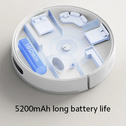 שואב אבק שוטף רובוטי כולל שליטה קולית בעברית Xiaomi שיאומי Robot Vacuum S40