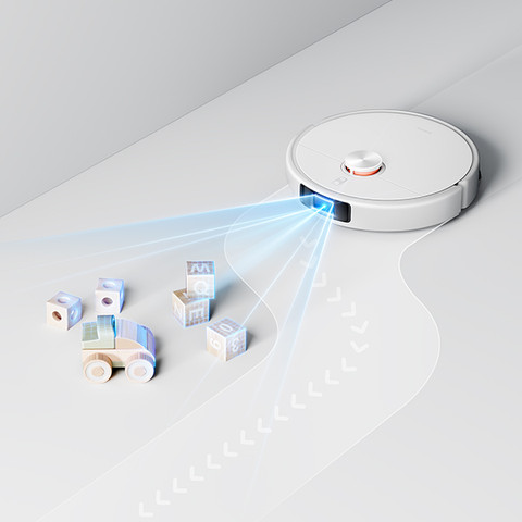 שואב-שוטף רובוטי משולב שיאומי דגם Xiaomi Robot Vacuum H50 Pro