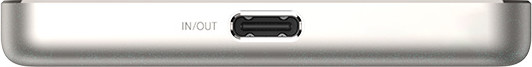 סוללת גיבוי מגנטית דקה במיוחד Xiaomi 5000mAh שיאומי Super Slim Magnetic Power Bank זהב