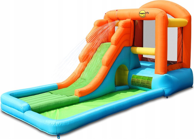 מגלשת מים מתנפחת Happy Hop הפי-הופ Giant Airflow Bouncy Castle and Pool 9049