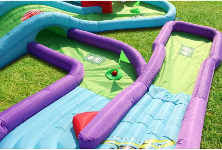 מיני מגרש גולף מתנפח Happy Hop הפי-הופ Mini. Golf Play Center