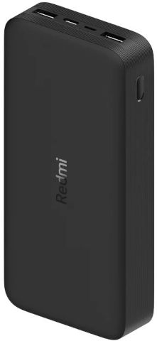 סוללת גיבוי אוניברסלית ניידת Xiaomi 20000mAh שיאומי Redmi 18W Power Bank שחור