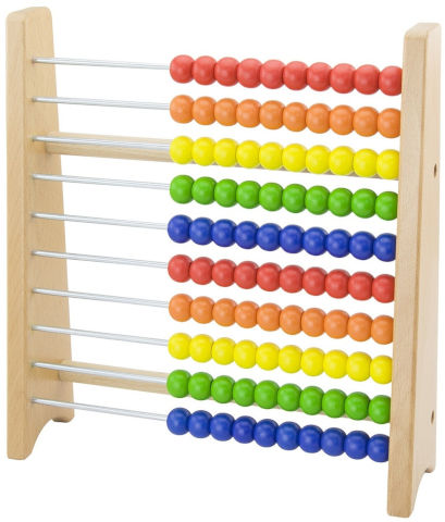 חשבוניה גדולה קלאסית מעץ 10 על 10
