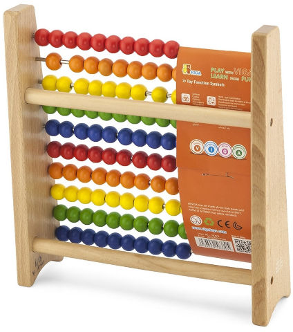 חשבוניה גדולה קלאסית מעץ 10 על 10