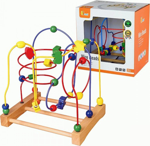 מבוך חרוזים גדול 3 מסלולים