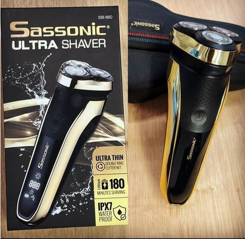 מכונת גילוח נטענת מאושרת מכון צומת Sassonic ססוניק ESE-690