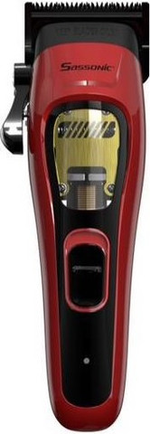 מכונת תספורת מקצועית אלחוטית Sassonic ססוניק Comet X ESE-911 אדום