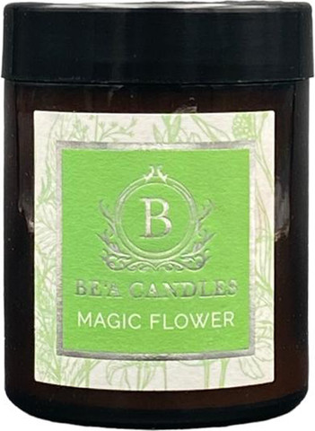 נר טבעי שמן קוקוס Magic Flower