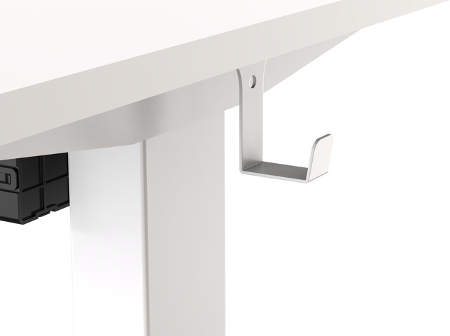 שולחן חכם מתכוונן לבן 100 ס"מ SMARTER- SMART TABLES