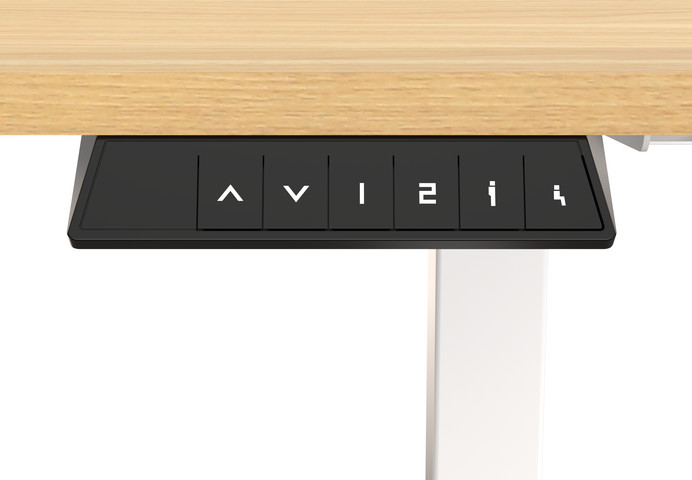 שולחן חכם מתכוונן לבן עץ 100 ס"מ SMARTER- SMART TABLES