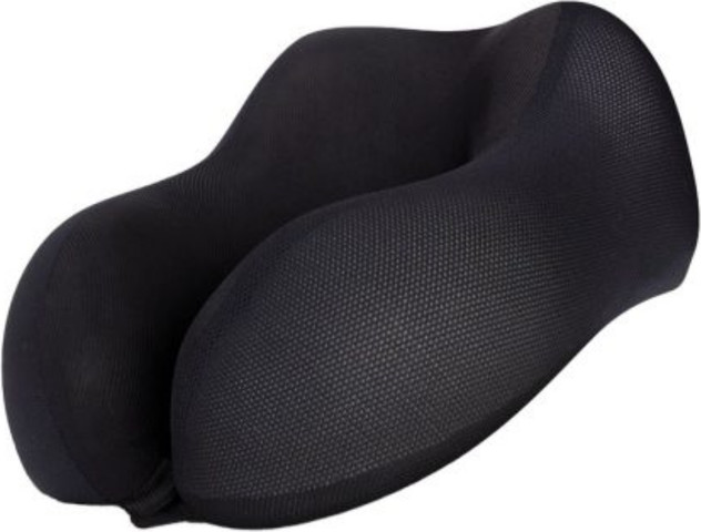 Green Lion Memory Foam Neck Pillow בצבע שחור