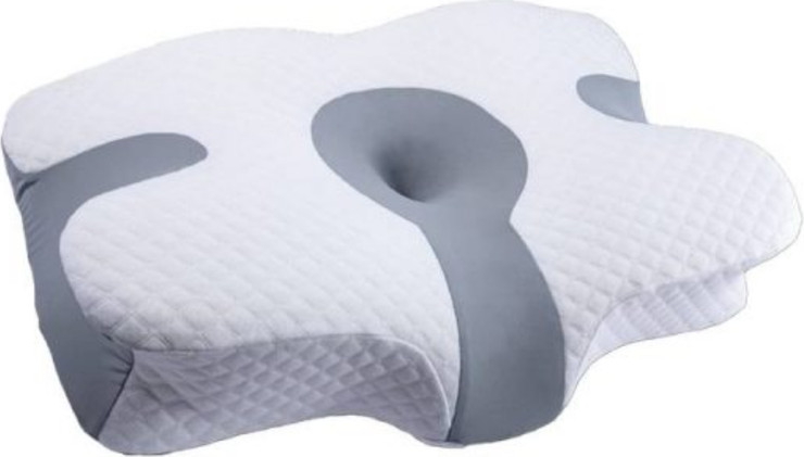 Green lion Cervical Memory Foam Pillow בצבע לבן&אפור
