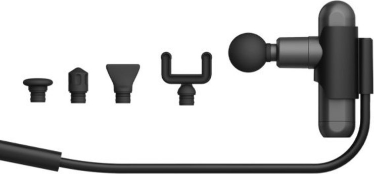 Green Lion Long Handle Massage Gun בצבע שחור