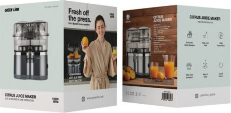 Green Lion Citrus Juice Maker בצבע אפור