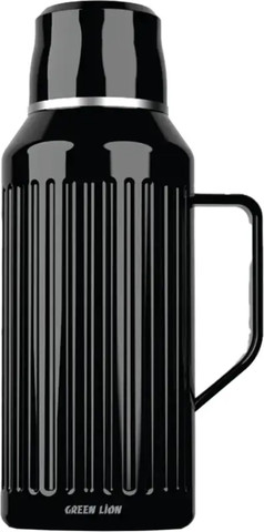 Green Lion Vintage Thermal Bottle בצבע שחור