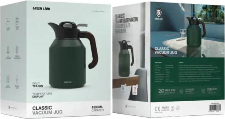 Green Lion Classic Vacuum Jug בצבע ירוק