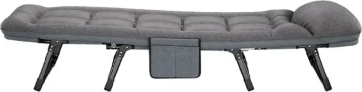 Green Lion Foldable Camping Bed בצבע אפור