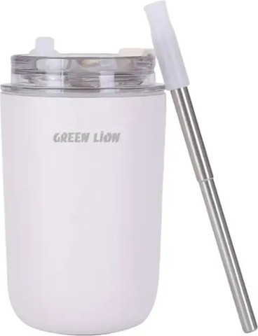 green lion כוס תרמית שומרת חום/קור ml250 בצבע לבן