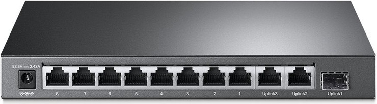 מתג שולחני לא מנוהל TP-Link 8 Ports Gigabit With 8 Ports PoE+ TL-SL1311MP