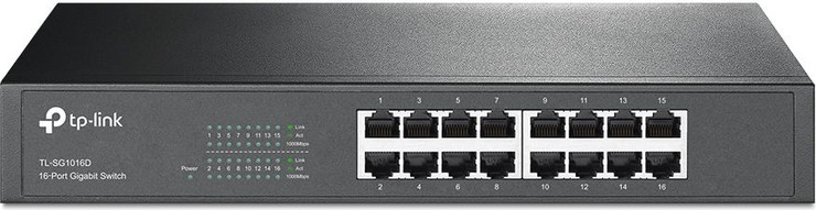 מתג שולחני TP-Link TL-SG1016D 16 Ports Gigabit 10/100/1000Mbps