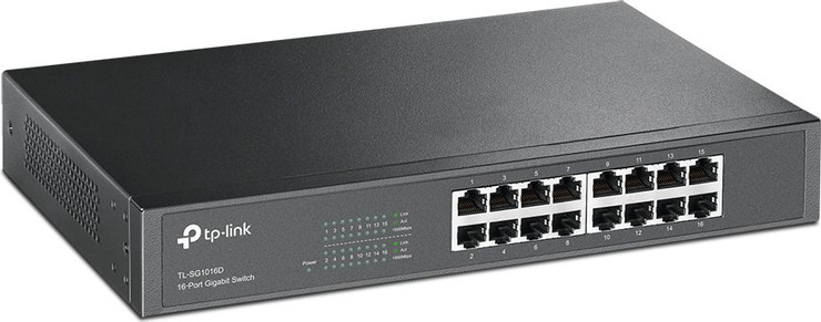 מתג שולחני TP-Link TL-SG1016D 16 Ports Gigabit 10/100/1000Mbps