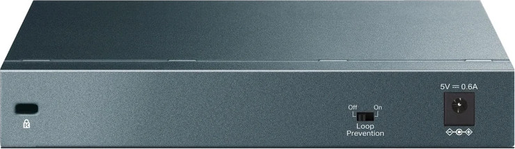 מתג שולחני TP-LINK SG108 V9 Gigabit 8 פורטים בצבע אפור מתכתי
