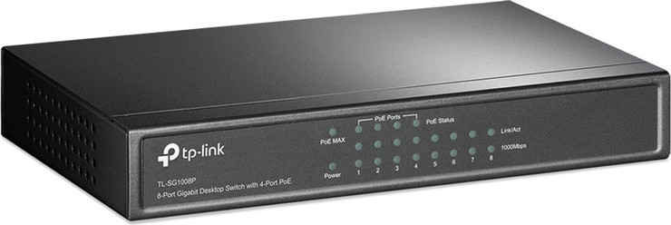 רכזת רשת/מתג TP-Link TL-SG1008P