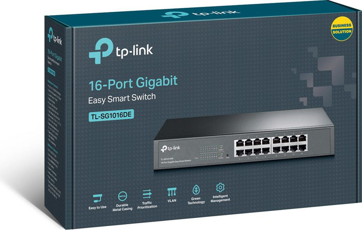 מתג חכם TP-Link 16 Ports Gigabit TL-SG1016DE Easy