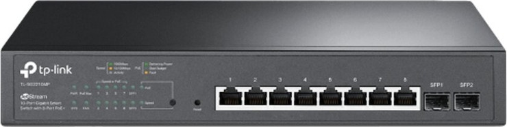 מתג TP-Link TL-SG2210MP עם 8 יציאות