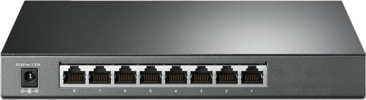 מתג TP-Link TL-SG2008P עם 8 יציאות