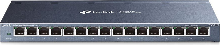 מתג חכם TP-Link 16 Ports Gigabit 10/100/1000Mbps Desktop Switch TL-SG116 Easy