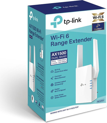 נקודת גישה TP-Link AX1500 Wi-Fi 6 RE505X